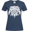 Женская футболка Alice in Chains Skull Темно-синий фото