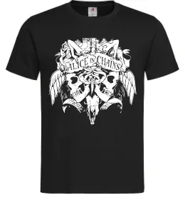 Чоловіча футболка Alice in Chains Skull Чорний фото
