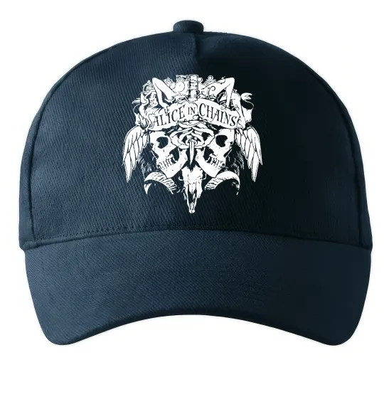 Кепка Alice in Chains Skull Темно-синий фото