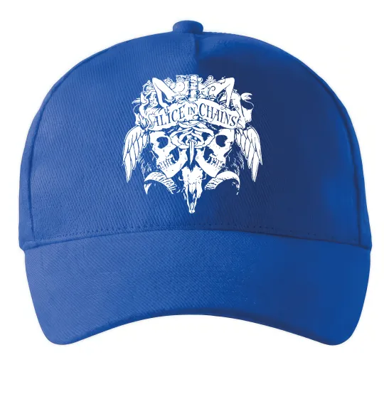 Кепка Alice in Chains Skull Ярко-синий фото