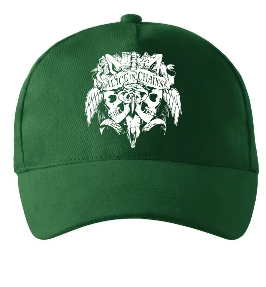 Кепка Alice in Chains Skull Темно-зеленый фото