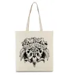 Эко-сумка Alice in Chains Skull Бежевый Эко-сумка Alice in Chains Skull Бежевый фото