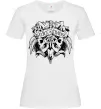 Женская футболка Alice in Chains Skull Белый фото