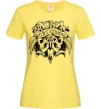 Женская футболка Alice in Chains Skull Лимонный фото