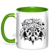 Чашка с цветной ручкой Alice in Chains Skull Зеленый Чашка с цветной ручкой Alice in Chains Skull Зеленый фото
