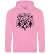 Женская толстовка (худи) Alice in Chains Skull Розовый фото