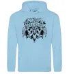 Женская толстовка (худи) Alice in Chains Skull Голубой фото