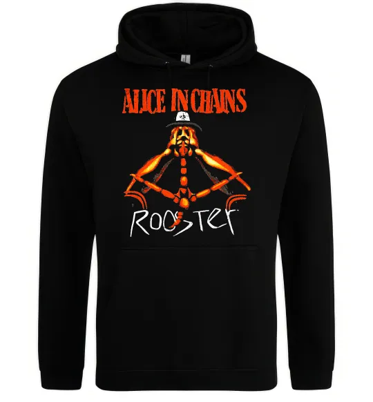 Мужская толстовка (худи) Alice in Chains Rooster Черный фото