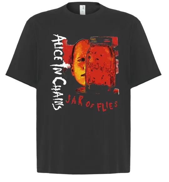 Футболка Оверсайз Alice in Chains Jar of flies Черный фото