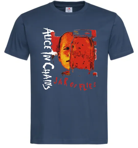 Чоловіча футболка Alice in Chains Jar of flies Темно-синій фото