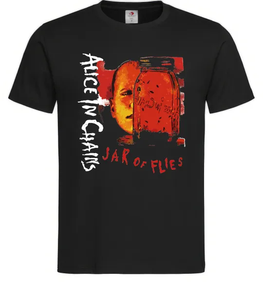 Чоловіча футболка Alice in Chains Jar of flies Чорний фото