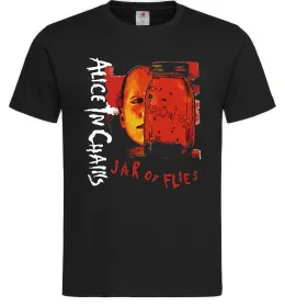 Чоловіча футболка Alice in Chains Jar of flies Чорний фото