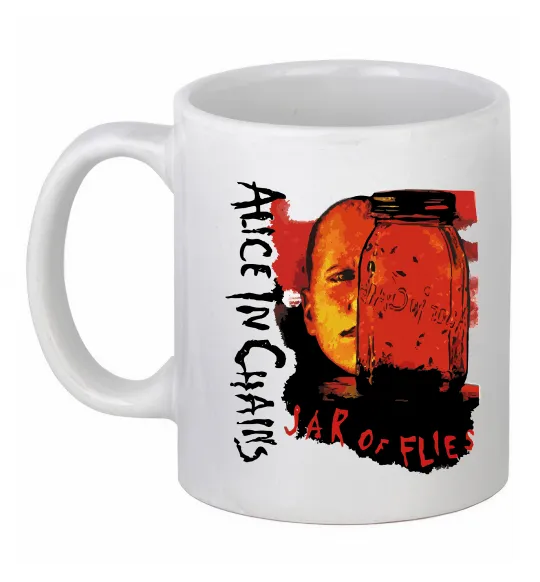 Чашка керамическая Alice in Chains Jar of flies Белый фото