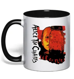 Чашка з кольоровою ручкою