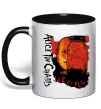 Чашка з кольоровою ручкою Alice in Chains Jar of flies Чорний Чашка з кольоровою ручкою Alice in Chains Jar of flies Чорний фото