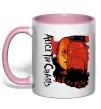 Чашка з кольоровою ручкою Alice in Chains Jar of flies Ніжно рожевий Чашка з кольоровою ручкою Alice in Chains Jar of flies Ніжно рожевий фото