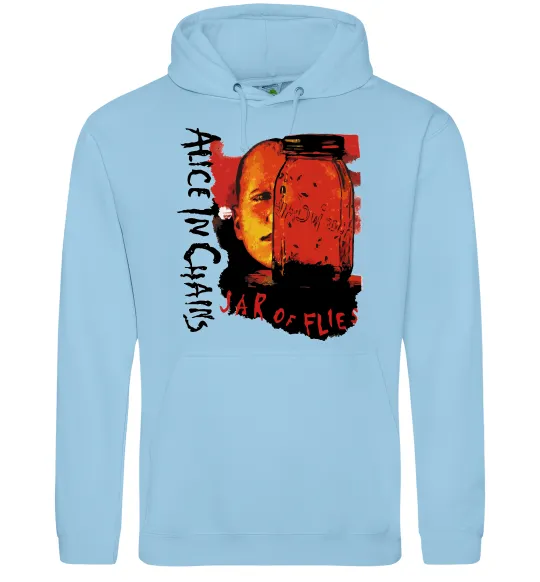 Женская толстовка (худи) Alice in Chains Jar of flies Голубой фото