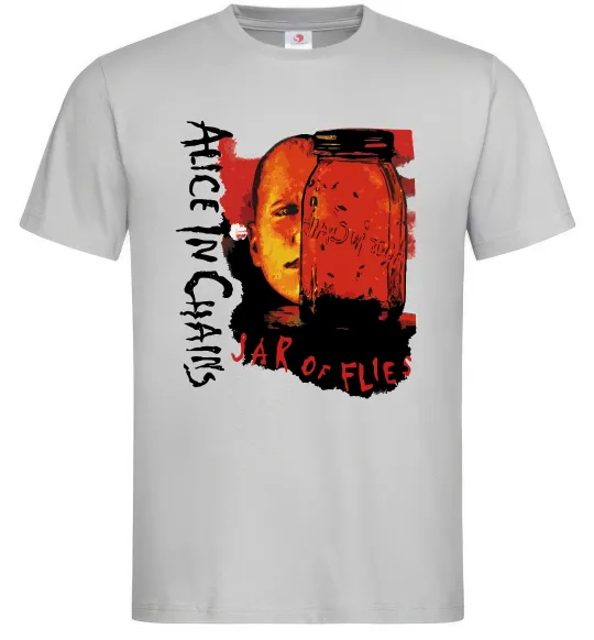 Чоловіча футболка Alice in Chains Jar of flies Сірий фото