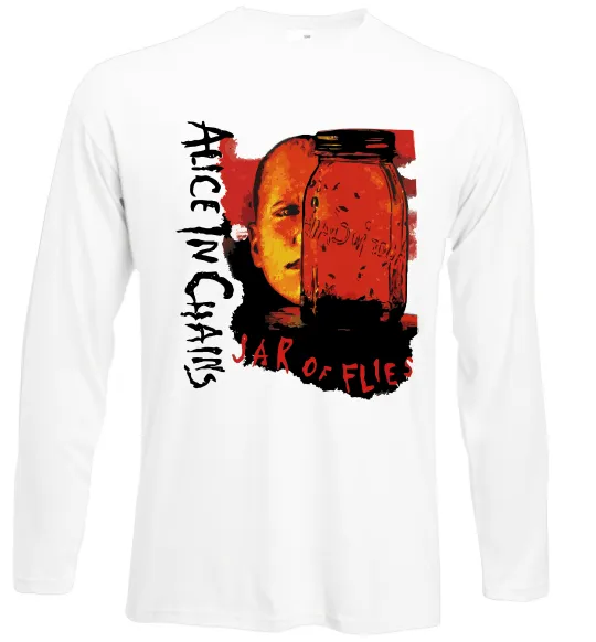 Лонгслив Alice in Chains Jar of flies Белый фото