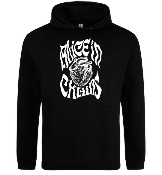 Женская толстовка (худи) Alice in Chains heart Черный фото