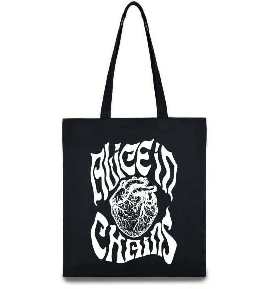 Эко-сумка Alice in Chains heart Черный фото