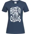 Женская футболка Alice in Chains heart Темно-синий фото