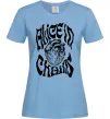 Женская футболка Alice in Chains heart Голубой фото