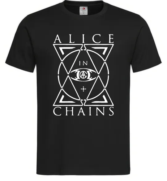 Мужская футболка Alice in Chains eye Черный фото