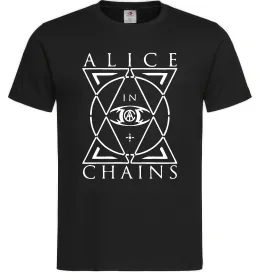 Мужская футболка Alice in Chains eye Черный фото