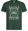 Мужская футболка Alice in Chains eye Темно-зеленый Мужская футболка Alice in Chains eye Темно-зеленый фото