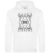 Мужская толстовка (худи) Alice in Chains eye Белый Мужская толстовка (худи) Alice in Chains eye Белый фото