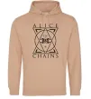 Мужская толстовка (худи) Alice in Chains eye Песочный Мужская толстовка (худи) Alice in Chains eye Песочный фото