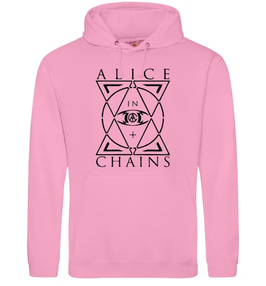 Женская толстовка (худи) Alice in Chains eye Розовый фото