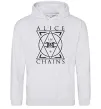 Женская толстовка (худи) Alice in Chains eye Серый меланж Женская толстовка (худи) Alice in Chains eye Серый меланж фото