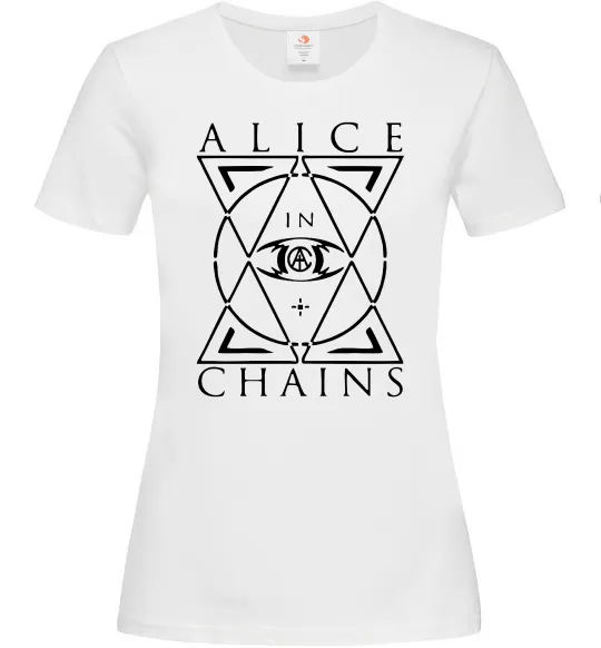 Жіноча футболка Alice in Chains eye Білий фото