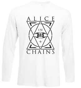 Лонгслів Alice in Chains eye Білий фото