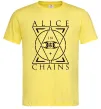 Мужская футболка Alice in Chains eye Лимонный Мужская футболка Alice in Chains eye Лимонный фото