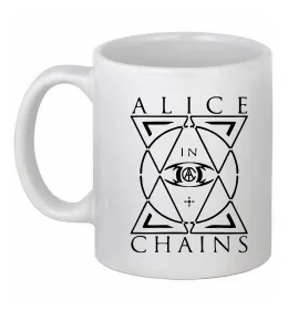 Чашка керамическая Alice in Chains Jar of flies Белый фото Чашка керамическая Alice in Chains Jar of flies Белый фото