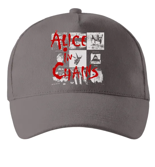 Кепка Alice in Chains albums Сірий фото