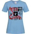 Жіноча футболка Alice in Chains albums Блакитний Жіноча футболка Alice in Chains albums Блакитний фото