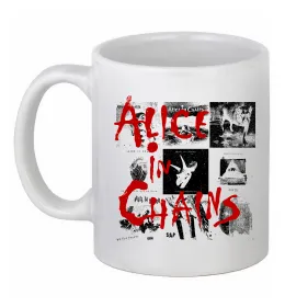 Чашка керамическая Alice in Chains Jar of flies Белый фото Чашка керамическая Alice in Chains Jar of flies Белый фото