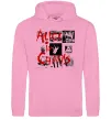 Женская толстовка (худи) Alice in Chains albums Розовый фото