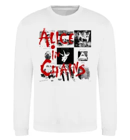 Свитшот Alice in Chains albums Белый фото