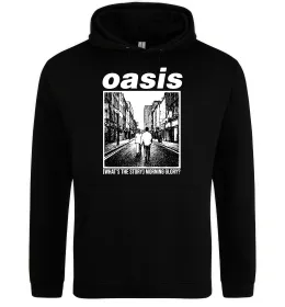 Мужская толстовка (худи) Oasis What`s the story Черный фото