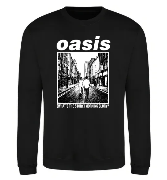 Свитшот Oasis What`s the story Черный фото