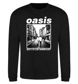 Свитшот Oasis What`s the story Черный фото