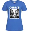 Жіноча футболка Oasis What`s the story Яскраво-синій фото