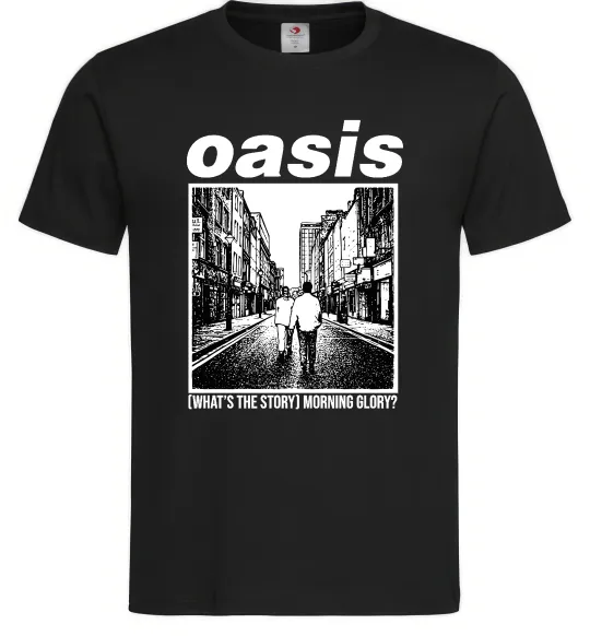 Мужская футболка Oasis What`s the story Черный фото