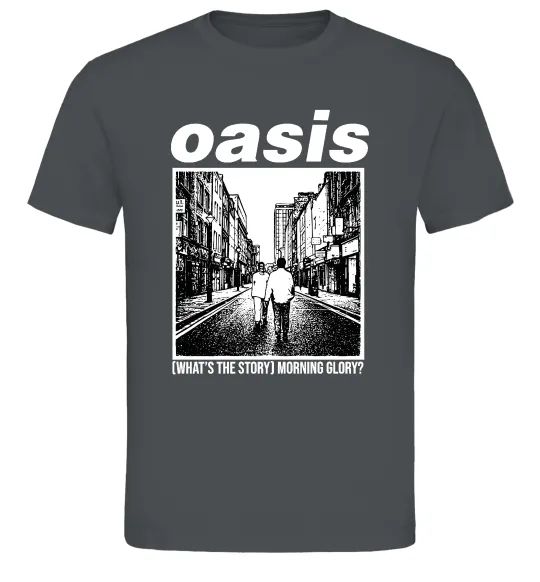 Мужская футболка Oasis What`s the story Графит фото