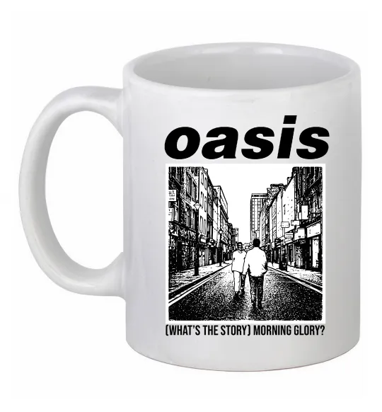 Чашка керамічна Oasis What`s the story Білий фото